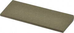 Norton - 4-1/2" Long x 1-3/4" Diam x 1/2" Thick, Aluminum Oxide Sharpening Stone - Round, Coarse Grade - Exact Tooling