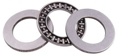Kurt - 3 Piece Vise Thrust Bearing Assembly - Steel - Exact Tooling