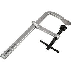 Wilton - 5-1/2" Throat Depth, 8" Max Capacity, Heavy-Duty F Sliding Arm Clamp - 2,660 Lb Clamping Pressure - Exact Tooling