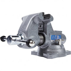 Wilton - Bench & Pipe Combination Vises Jaw Width (Inch): 4-1/2 Jaw Opening Capacity (Inch): 4-1/2 - Exact Tooling