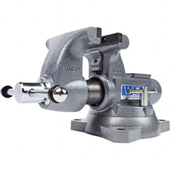 Wilton - Bench & Pipe Combination Vises Jaw Width (Inch): 5-1/2 Jaw Opening Capacity (Inch): 6-1/8 - Exact Tooling