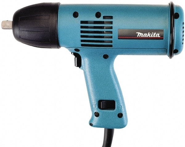 Makita - 1/2" Drive, 260 Ft/Lb Torque, Pistol Grip Handle, 2,000 RPM, Impact Wrench - 3.5 Amps, 120 Volts - Exact Tooling