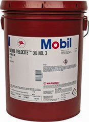 Mobil - 5 Gal Pail Mineral Spindle Oil - ISO 2, 2.1 cSt at 40°C & 0.95 cSt at 100°C - Exact Tooling