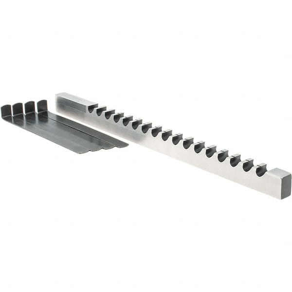 Dumont Minute Man - 9/16" Keyway Width, Style D, Keyway Broach - High Speed Steel, Bright Finish, 9/16" Broach Body Width, 1" to 6" LOC, 13" OAL - Exact Tooling