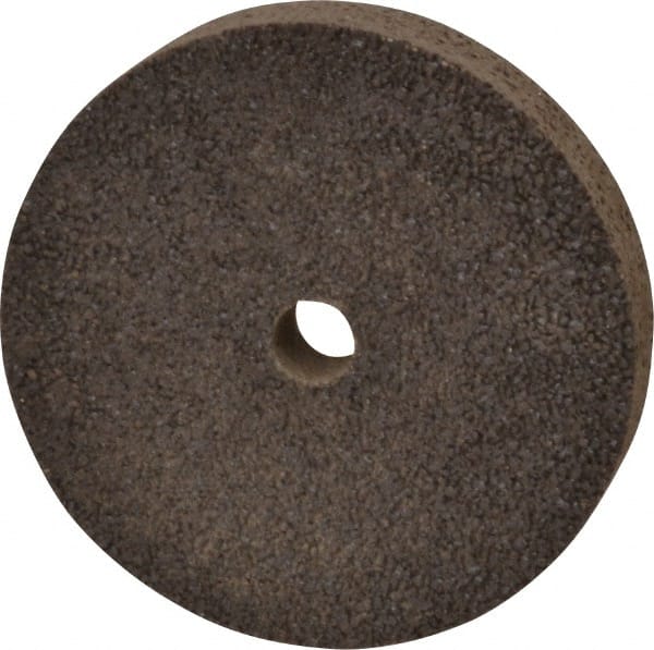 Norton - 3" Diam x 3/8" Hole x 1/2" Thick, R Hardness, 24 Grit Surface Grinding Wheel - Aluminum Oxide, Type 1, Very Coarse Grade, 12,100 Max RPM, Resinoid Bond, No Recess - Exact Tooling