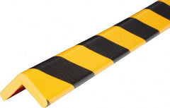 PRO-SAFE - Polyurethane Foam Type E Corner Guard - Yellow/Black, 1" High Side - Exact Tooling