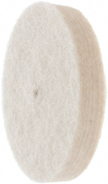 Value Collection - 1-1/2" Diam, 1/4" Shank Diam, Cylinder Shaped Mounted Bob - Medium Density, 1-1/2" Head Length, 2" Shank Length, Wool Felt - Exact Tooling
