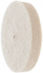 Value Collection - 1-1/2" Diam, 1/4" Shank Diam, Cylinder Shaped Mounted Bob - Medium Density, 1-1/2" Head Length, 2" Shank Length, Wool Felt - Exact Tooling