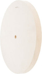 Value Collection - 10" Diam x 3/4" Thick Unmounted Buffing Wheel - 1 Ply, Polishing Wheel, 1/2" Arbor Hole, Soft Density - Exact Tooling