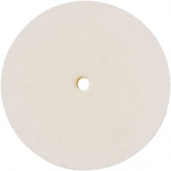 Value Collection - 8" Diam x 3/4" Thick Unmounted Buffing Wheel - 1 Ply, Polishing Wheel, 1/2" Arbor Hole, Hard Density - Exact Tooling