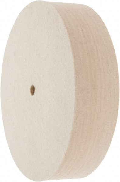 Value Collection - 8" Diam x 2" Thick Unmounted Buffing Wheel - 1 Ply, Polishing Wheel, 1/2" Arbor Hole, Medium Density - Exact Tooling