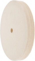 Value Collection - 6" Diam x 3/4" Thick Unmounted Buffing Wheel - 1 Ply, Polishing Wheel, 1/2" Arbor Hole, Medium Density - Exact Tooling