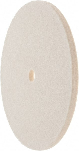 Value Collection - 6" Diam x 1/4" Thick Unmounted Buffing Wheel - 1 Ply, Polishing Wheel, 1/2" Arbor Hole, Soft Density - Exact Tooling