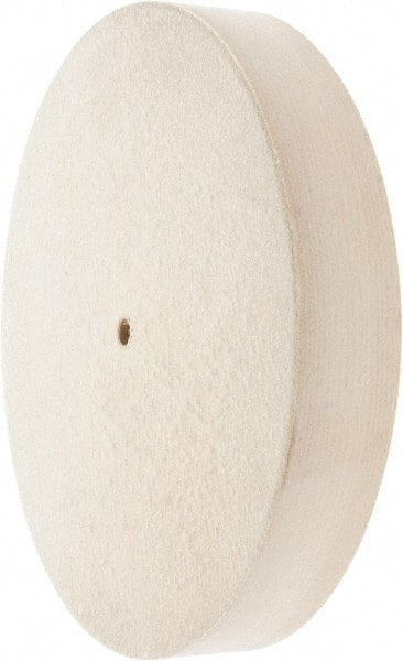 Value Collection - 12" Diam x 2" Thick Unmounted Buffing Wheel - 1 Ply, Polishing Wheel, 1/2" Arbor Hole, Hard Density - Exact Tooling