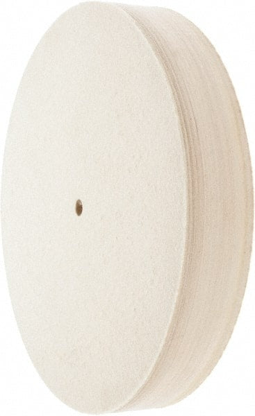 Value Collection - 12" Diam x 2" Thick Unmounted Buffing Wheel - 1 Ply, Polishing Wheel, 1/2" Arbor Hole, Medium Density - Exact Tooling
