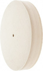 Value Collection - 12" Diam x 2" Thick Unmounted Buffing Wheel - 1 Ply, Polishing Wheel, 1/2" Arbor Hole, Medium Density - Exact Tooling