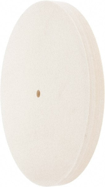 Value Collection - 12" Diam x 1" Thick Unmounted Buffing Wheel - 1 Ply, Polishing Wheel, 1/2" Arbor Hole, Medium Density - Exact Tooling