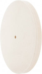 Value Collection - 12" Diam x 1" Thick Unmounted Buffing Wheel - 1 Ply, Polishing Wheel, 1/2" Arbor Hole, Medium Density - Exact Tooling