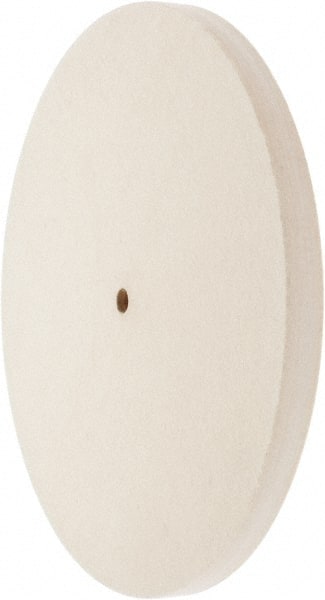 Value Collection - 12" Diam x 3/4" Thick Unmounted Buffing Wheel - 1 Ply, Polishing Wheel, 1/2" Arbor Hole, Hard Density - Exact Tooling