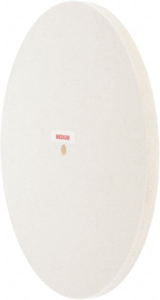 Value Collection - 12" Diam x 1/2" Thick Unmounted Buffing Wheel - 1 Ply, Polishing Wheel, 1/2" Arbor Hole, Medium Density - Exact Tooling