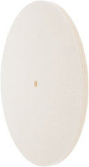 Value Collection - 12" Diam x 1/2" Thick Unmounted Buffing Wheel - 1 Ply, Polishing Wheel, 1/2" Arbor Hole, Soft Density - Exact Tooling