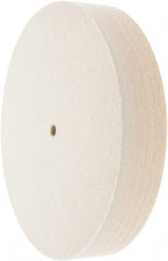 Value Collection - 10" Diam x 2" Thick Unmounted Buffing Wheel - 1 Ply, Polishing Wheel, 1/2" Arbor Hole, Soft Density - Exact Tooling