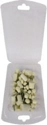 Value Collection - 108 Piece, 1/8" Shank Diam, Wool Felt Bob Set - Medium Density, Includes Ball, Cone, Cylinder, Flame, Olive & Oval Bobs - Exact Tooling