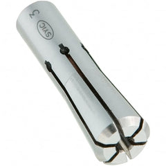 Techniks - SlimFIT 6 6mm Single Angle Collet - 0.0001" TIR, 1.417" OAL, 0.394" Overall Diam - Exact Tooling