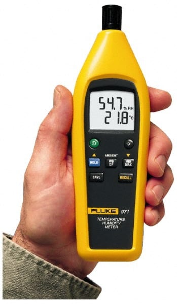 Fluke - Thermometer/Hygrometers & Barometers Type: Thermo-Hygrometer Minimum Relative Humidity (%): 5 - Exact Tooling