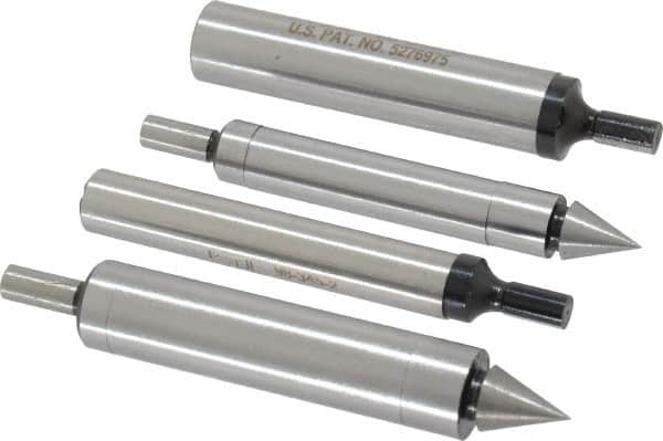 SPI - Double and Single End, Edge Finder Set Mechanical - Includes 2 Double Ends, 2 Single Ends, Wooden Case, 4 Pieces - Exact Tooling