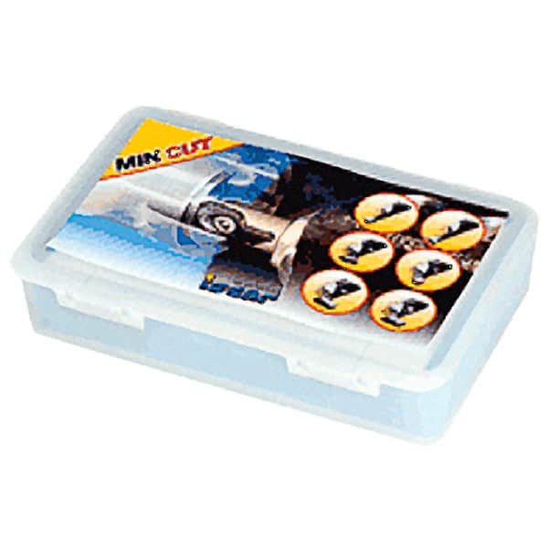 Iscar - 7 Piece, MIFR, MIGR, MITR, MIUR Insert Style, MIFHR Toolholder Style, Indexable Turning Set - 4.03" OAL, 1 Toolholder Included - Exact Tooling