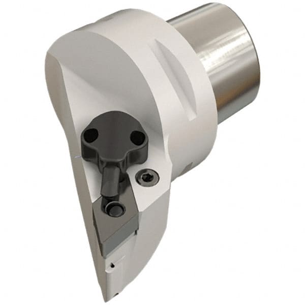 Iscar - Right Hand Cut, Size C6, DN.. Insert Compatiblity, External Modular Turning & Profiling Cutting Unit Head - 45mm Ctr to Cutting Edge, 65mm Head Length, Series Isoturn - Exact Tooling
