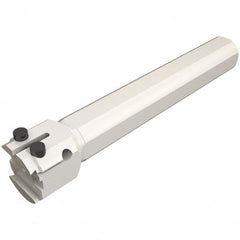 Iscar - 50mm Min Bore Diam, 220mm OAL, 32mm Shank Diam, GHIC Indexable Boring Bar - Clamp Holding Method - Exact Tooling