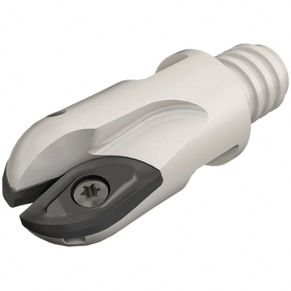 Iscar - 5/8" Cut Diam, 1/2" Max Depth of Cut, 1.44" OAL, Indexable Ball Nose End Mill - 1" Head Length, T10 Modular Connection, BCM-MM Toolholder, BCR... Insert - Exact Tooling