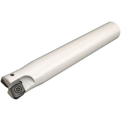 Iscar - 25mm Cutting Diam, 25mm Shank Diam, 8mm Max Depth of Cut, Straight Shank Indexable Copy End Mill - 2 Inserts, ENHT 10 Insert, E93CN Toolholder - Exact Tooling