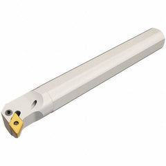 Iscar - 40mm Min Bore Diam, 250mm OAL, 32mm Shank Diam, A-PDUN Indexable Boring Bar - 45mm Max Bore Depth, DNMG 1104.. Insert, Clamp Holding Method - Exact Tooling