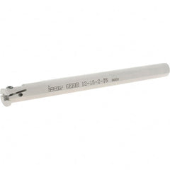 Iscar - 15mm Min Bore Diam, 150mm OAL, 12mm Shank Diam, GEHI Indexable Boring Bar - 6mm Max Bore Depth, GEPI Insert, Clamp Holding Method - Exact Tooling