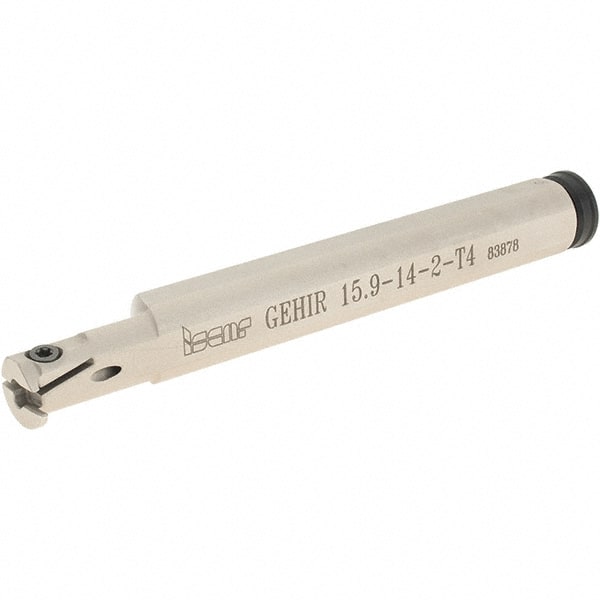 Iscar - 0.551" Min Bore Diam, 5" OAL, 5/8" Shank Diam, GEHI Indexable Boring Bar - 0.157" Max Bore Depth, GEPI Insert, Clamp Holding Method - Exact Tooling