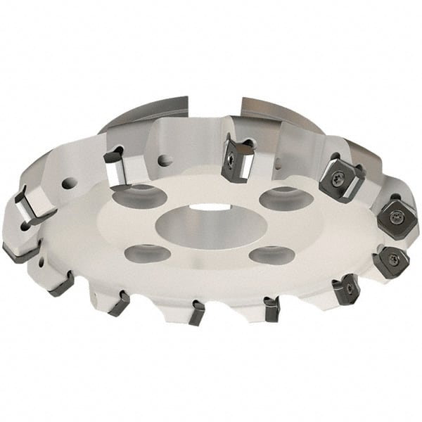 Iscar - 114.6mm Cut Diam, 32mm Arbor Hole, 7.15mm Max Depth of Cut, 45° Indexable Chamfer & Angle Face Mill - 11 Inserts, S845 SX.U 16.. Insert, Right Hand Cut, 11 Flutes, Through Coolant, Series Helido - Exact Tooling