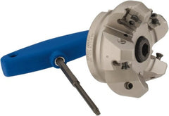 Iscar - 2-1/2" Cut Diam, 1" Arbor Hole, 0.276" Max Depth of Cut, 45° Indexable Chamfer & Angle Face Mill - 5 Inserts, S845 SX.U 16.. Insert, Right Hand Cut, 5 Flutes, Through Coolant, Series Helido - Exact Tooling