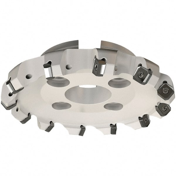 Iscar - 139.8mm Cut Diam, 40mm Arbor Hole, 7.15mm Max Depth of Cut, 45° Indexable Chamfer & Angle Face Mill - 8 Inserts, S845 SX.U 16.. Insert, Right Hand Cut, 8 Flutes, Through Coolant, Series Helido - Exact Tooling