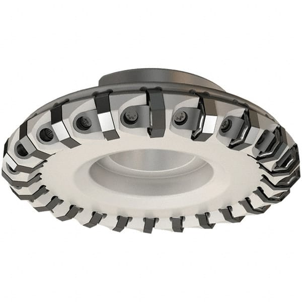 Iscar - 92mm Cut Diam, 27mm Arbor Hole, 5.5mm Max Depth of Cut, 45° Indexable Chamfer & Angle Face Mill - 10 Inserts, ONH.. Insert, Right Hand Cut, 10 Flutes, Series 16Mill - Exact Tooling