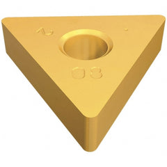 Iscar - TNMA434 Grade IC5005 Carbide Turning Insert - TiCN/Al2O3/TiN Finish, 60° Triangle, 1/2" Inscr Circle, 3/16" Thick, 1/16" Corner Radius - Exact Tooling