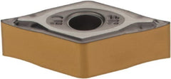 Iscar - DNMG331 NF Grade IC807 Carbide Turning Insert - TiAlN Finish, 55° Diamond, 3/8" Inscr Circle, 3/16" Thick, 1/64" Corner Radius - Exact Tooling