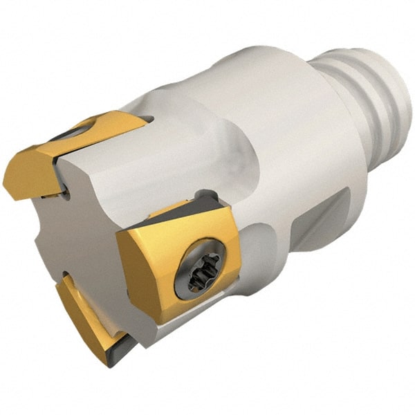 Iscar - 14mm Cut Diam, 5mm Max Depth of Cut, 16.06mm OAL, Indexable Square Shoulder End Mill - T290 LN.T 0502 Inserts, T08 Modular Connection, 90° Lead Angle, Series Multimaster, SumoMill - Exact Tooling