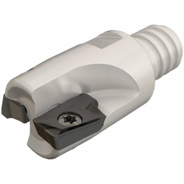 Iscar - 16mm Cut Diam, 10mm Max Depth of Cut, 23mm OAL, Indexable Square Shoulder End Mill - HM90 AP.. 1003.. Inserts, T10 Modular Connection, 90° Lead Angle, Series Heli2000, Multimaster - Exact Tooling