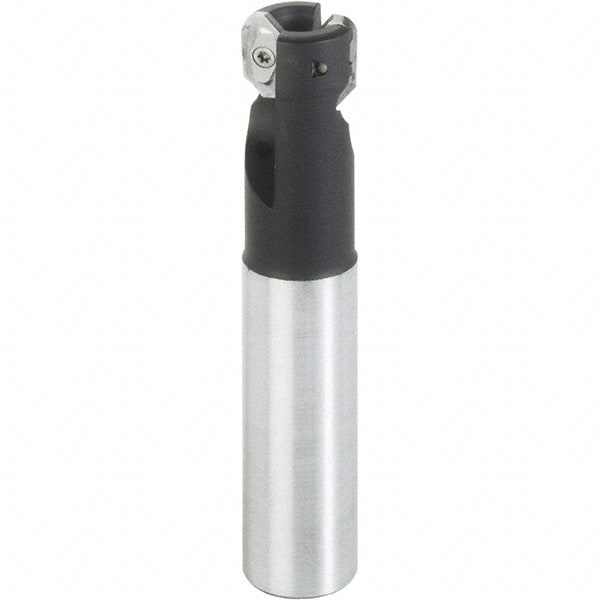 Iscar - 40mm Cut Diam, 13.5mm Max Depth of Cut, 32mm Shank Diam, 160mm OAL, Indexable Square Shoulder End Mill - HM90 AXCR 1505.. Inserts, Cylindrical Shank, 90° Lead Angle, Through Coolant, Series Helialu - Exact Tooling