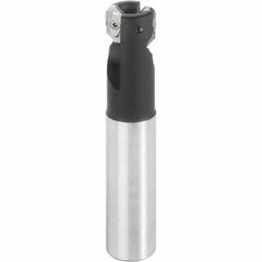 Iscar - 32mm Cut Diam, 13.5mm Max Depth of Cut, 32mm Shank Diam, 150mm OAL, Indexable Square Shoulder End Mill - HM90 AXCR 1505.. Inserts, Cylindrical Shank, 90° Lead Angle, Through Coolant, Series Helialu - Exact Tooling