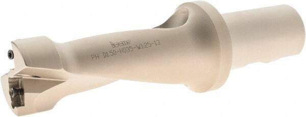 Iscar - 1-1/2" Cut Diam, 1-1/4" Shank Diam, 6.72" OAL, Indexable Square Shoulder End Mill - PLHT 1305-PDX Inserts, Weldon Shank, Through Coolant, Series IscarPlunger - Exact Tooling