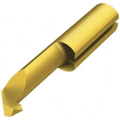 Iscar - 15mm Cutting Depth, 7mm Diam, Internal Thread, Solid Carbide, Single Point Threading Tool - TiAlN/TiN Finish, 30mm OAL, 7mm Shank Diam, 0.03" Projection from Edge, 1.5mm Min Pitch, 60° Profile Angle - Exact Tooling